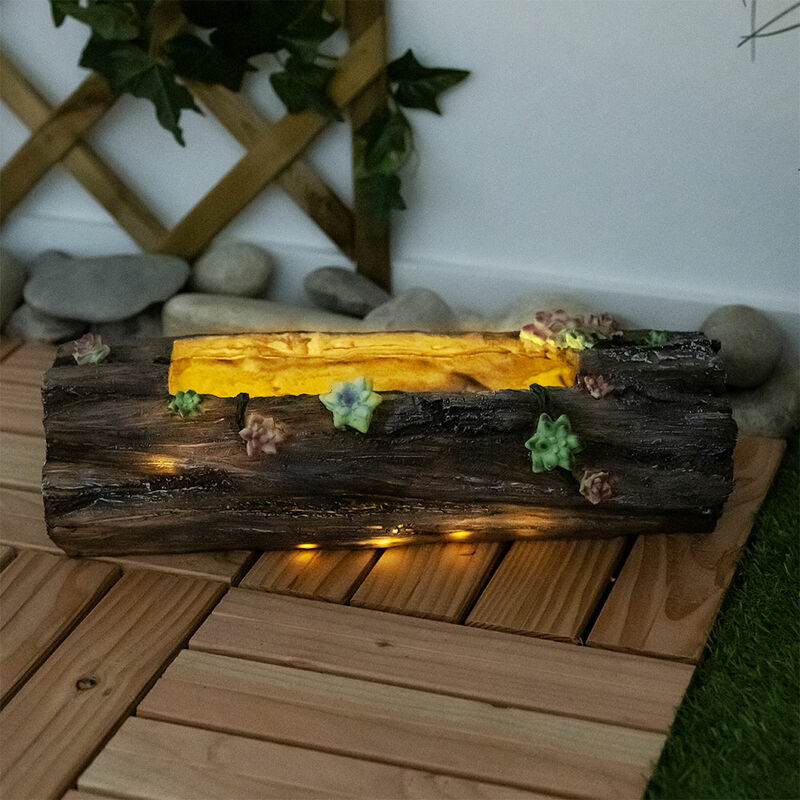 Jardinera solar Luz de decoración de macetas iluminada para casa y jardín en óptica de tronco de árbol, gris antiguo, 1x LED blanco cálido, L x
Jardinera solar Luz de decoración de macetas iluminada para casa y jardín en óptica de tronco de árbol, gris antiguo, 1x LED blanco cálido, L x
