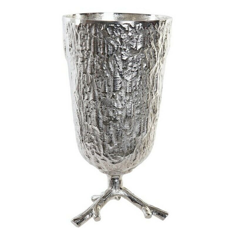 Jarrón DKD Home Decor Aluminio Moderno (37 x 19 cm)