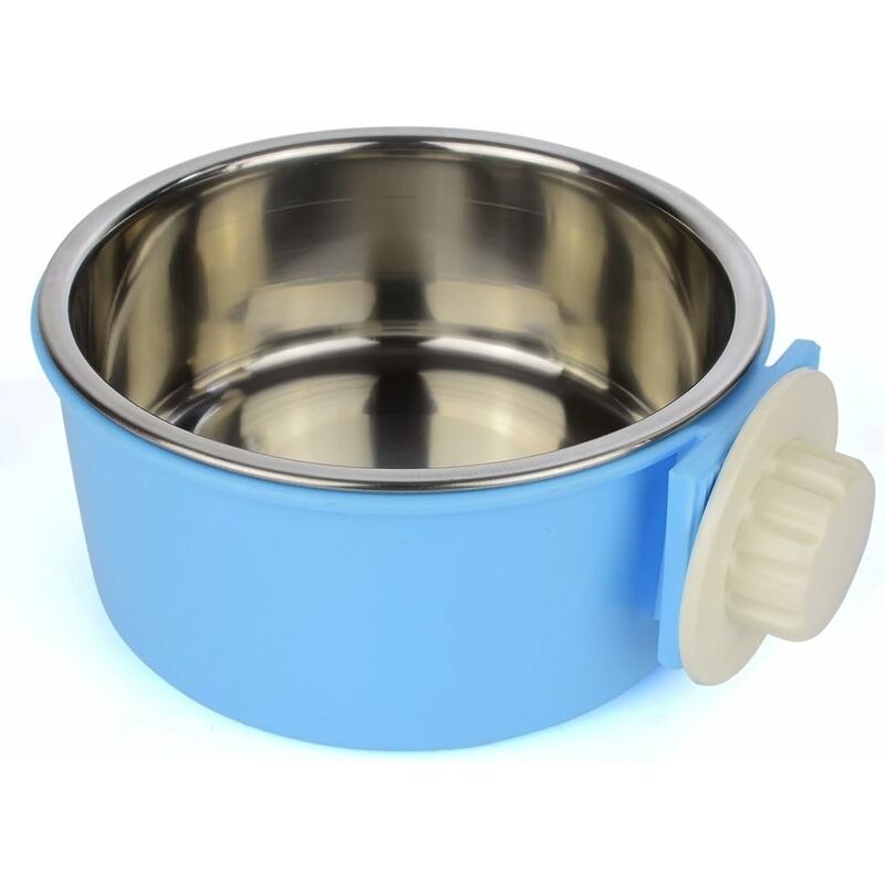 Jaula colgante para mascotas Cuencos de acero inoxidable extraíbles Cuencos de agua para alimentos Azul para perros Gatos Comedero para mascotas
Jaula colgante para mascotas Cuencos de acero inoxidable extraíbles Cuencos de agua para alimentos Azul para perros Gatos Comedero para mascotas