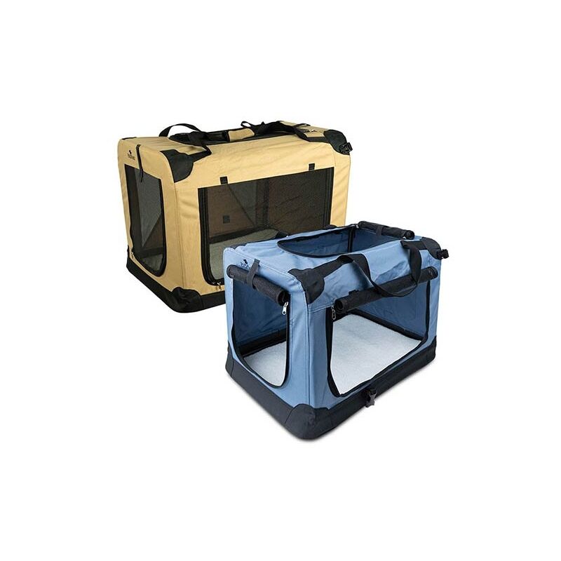 Jaulas plegables de loneta - Viajar con perro o gato JAULA DE LONETA CAMEL 91x63x63 cm.
Jaulas plegables de loneta - Viajar con perro o gato JAULA DE LONETA CAMEL 91x63x63 cm.