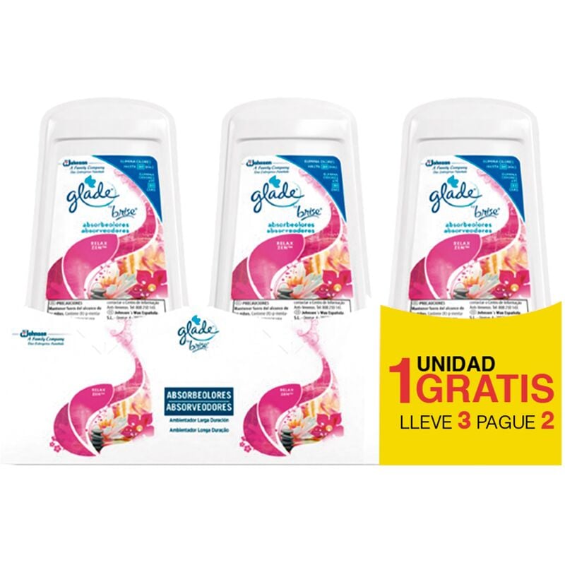 Gel Aromatizante de Ambiente con Fragancia Relax Zen, Plástico, Rosa, 5.6x16.2x15.8 cm, 2 Unidades - Johnson
Gel Aromatizante de Ambiente con Fragancia Relax Zen, Plástico, Rosa, 5.6x16.2x15.8 cm, 2 Unidades - Johnson