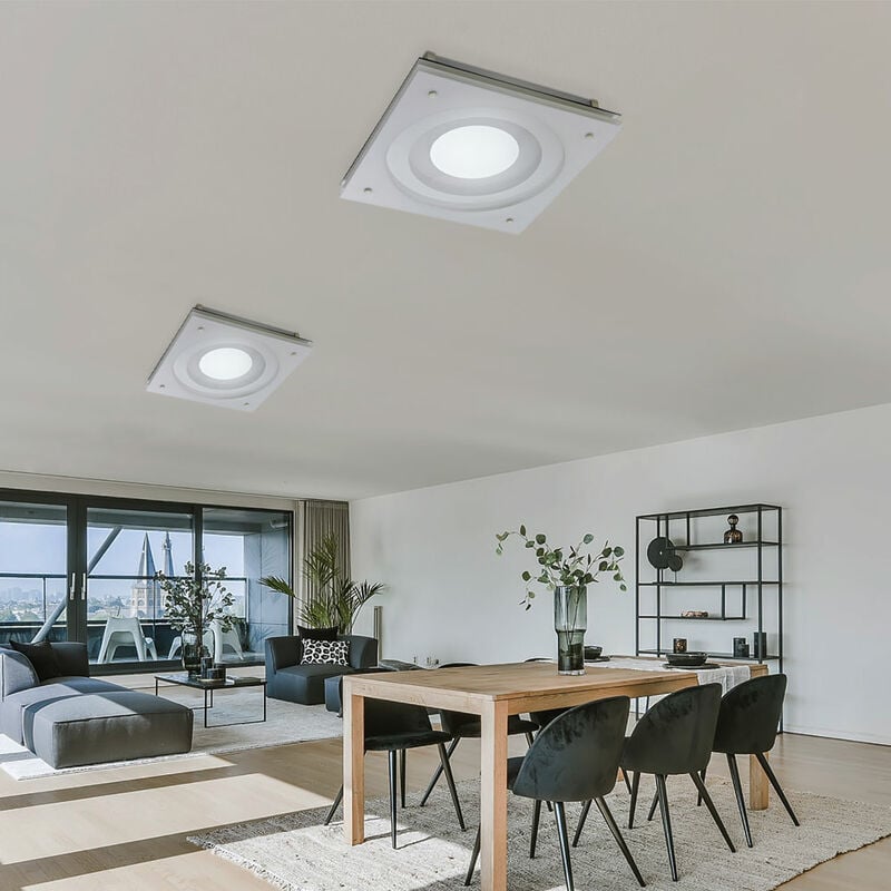 Juego de 2 lámparas de techo comedor cocina luces vidrio satinado 1 hoja IP20
Juego de 2 lámparas de techo comedor cocina luces vidrio satinado 1 hoja IP20