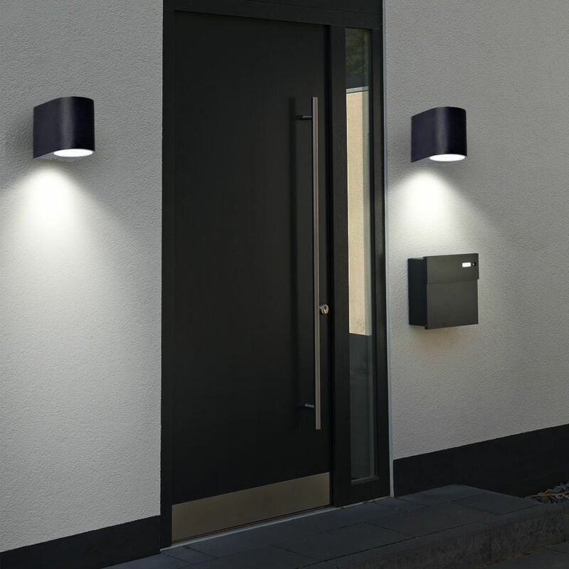 Juego de 2 apliques para exteriores, focos de jardín, focos de aluminio para fachadas, focos, luces
Juego de 2 apliques para exteriores, focos de jardín, focos de aluminio para fachadas, focos, luces