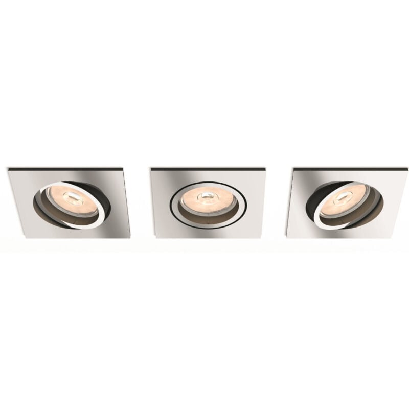 Juego de 3 Aros Empotrables Philips 'Donegal' Cuadrado Cromado GU10 (PH-8718696161036)
Juego de 3 Aros Empotrables Philips 'Donegal' Cuadrado Cromado GU10 (PH-8718696161036)