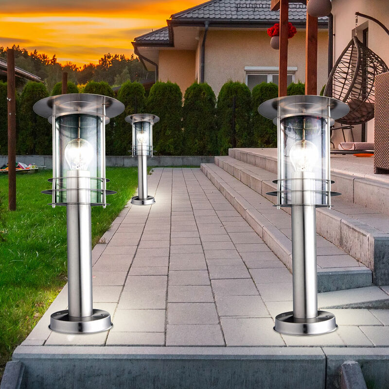 Juego de 3 luces de pie para exteriores, focos de pasarela, iluminación de patio, lámparas de pie de jardín
Juego de 3 luces de pie para exteriores, focos de pasarela, iluminación de patio, lámparas de pie de jardín