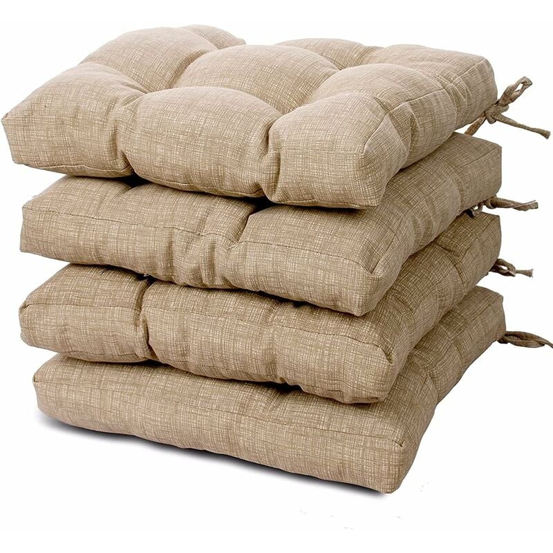 Juego de 4 Cojines de Silla, 40x40 CM, Funda Polyster y Relleno de Algodón, con Correas, Ideal para decoración de cocina y salón (Set 4-40x40CM,
Juego de 4 Cojines de Silla, 40x40 CM, Funda Polyster y Relleno de Algodón, con Correas, Ideal para decoración de cocina y salón (Set 4-40x40CM,