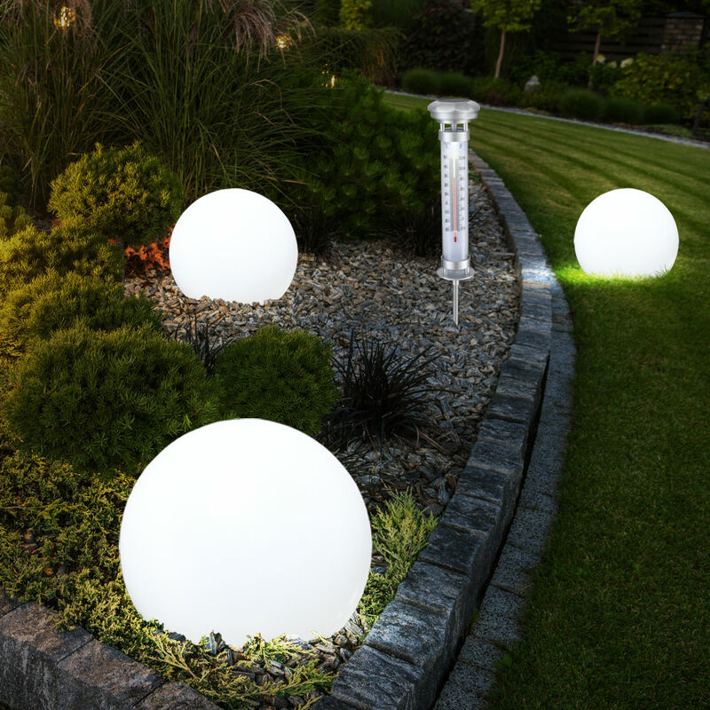 Juego de 4 Lámparas solares LED Bolas de tiro Proyector Jardín Termómetro para exteriores Terrazas Luminarias
Juego de 4 Lámparas solares LED Bolas de tiro Proyector Jardín Termómetro para exteriores Terrazas Luminarias