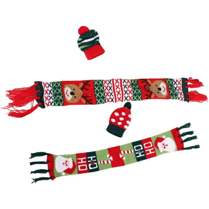 Juego de 4 piezas de tapa de botella de vino de Navidad Mini gorro de Papá Noel y bufanda Decoración de botella de champán Paño de botella de vino
Juego de 4 piezas de tapa de botella de vino de Navidad Mini gorro de Papá Noel y bufanda Decoración de botella de champán Paño de botella de vino