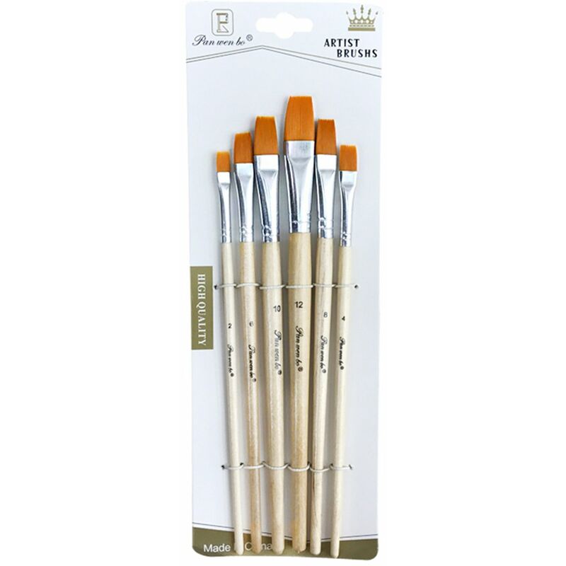 Juego de 6 pinceles para pintar, nailon, pelo, mango de madera, pinceles para artistas, ninos, adultos, principiantes, para acrilico, oleo, acuarela,
Juego de 6 pinceles para pintar, nailon, pelo, mango de madera, pinceles para artistas, ninos, adultos, principiantes, para acrilico, oleo, acuarela,