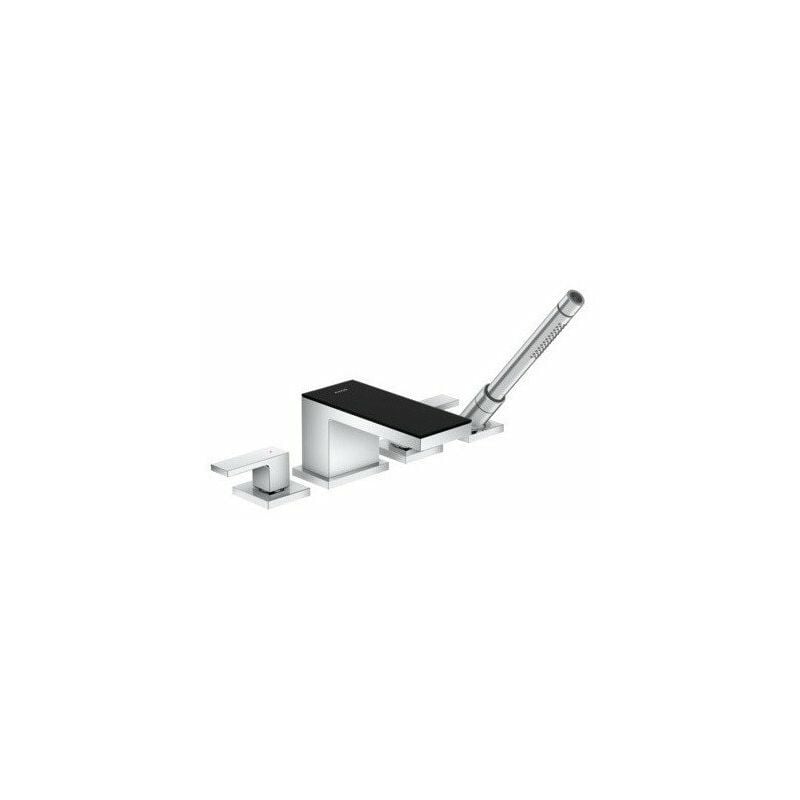 Hansgrohe - Juego de acabado de mezclador de 4 orificios montaje en borde de bañera de vidrio cromado / negro
Hansgrohe - Juego de acabado de mezclador de 4 orificios montaje en borde de bañera de vidrio cromado / negro