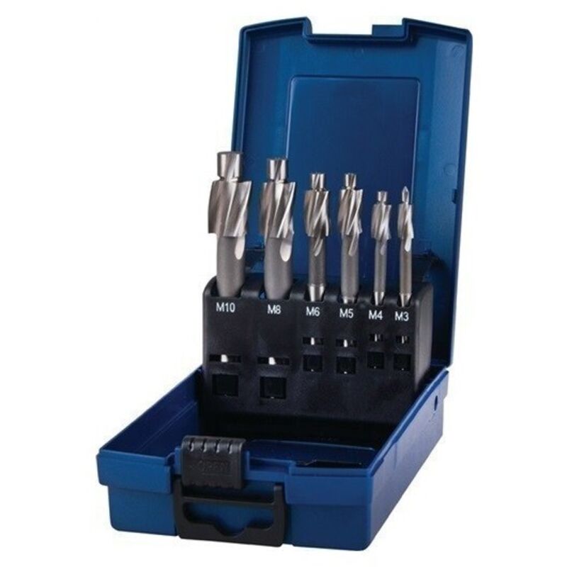 Juego De Avellanadores Planos Din 373 M3-M10 Medio Para Aguj
Juego De Avellanadores Planos Din 373 M3-M10 Medio Para Aguj