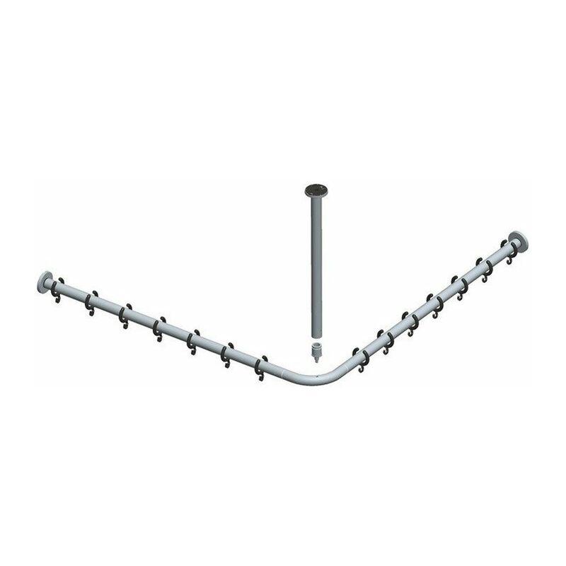 Juego de barra para cortina de ducha PLAN para ducha cuadrada 800 x 800 mm aluminio plata / anodizado KEUCO
Juego de barra para cortina de ducha PLAN para ducha cuadrada 800 x 800 mm aluminio plata / anodizado KEUCO