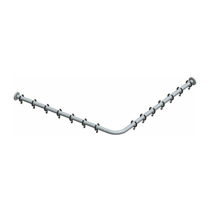 Juego de barra para cortina de ducha PLAN para ducha cuadrada, acodada 1200 x 1200 mm acero inoxidable / negro-gris (RAL 7021) KEUCO
Juego de barra para cortina de ducha PLAN para ducha cuadrada, acodada 1200 x 1200 mm acero inoxidable / negro-gris (RAL 7021) KEUCO