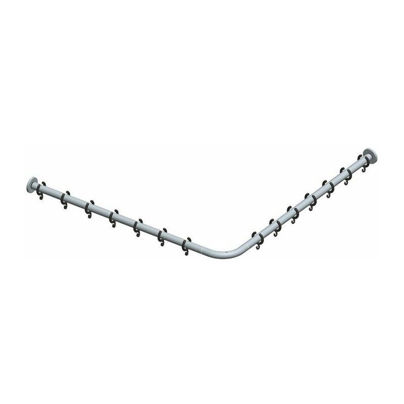 Juego de barra para cortina de ducha PLAN para ducha cuadrada, aluminio 1200 x 1200 mm angulado, anodizado plateado / cromado KEUCO
Juego de barra para cortina de ducha PLAN para ducha cuadrada, aluminio 1200 x 1200 mm angulado, anodizado plateado / cromado KEUCO