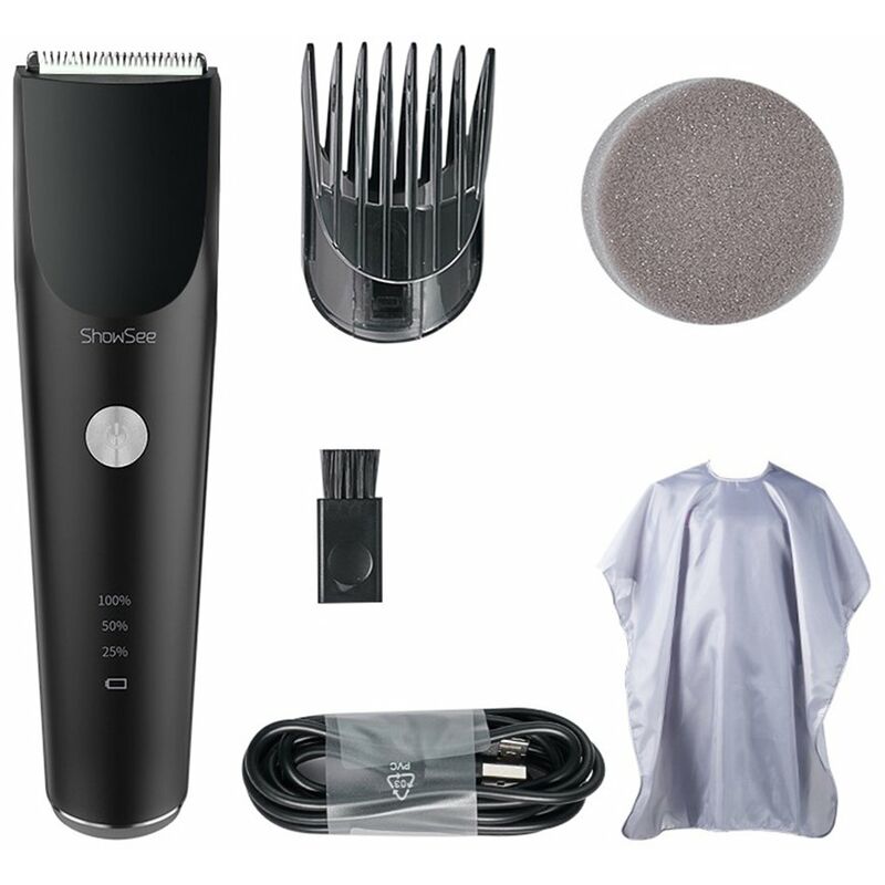 Juego de cortadora de cabello electrica cuchillo de acero inoxidable de ceramica resistente al agua sin mandril, cortadora de cabello tipo C para
Juego de cortadora de cabello electrica cuchillo de acero inoxidable de ceramica resistente al agua sin mandril, cortadora de cabello tipo C para