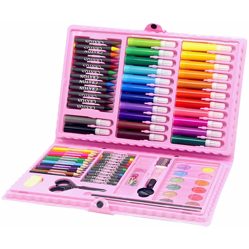 Juego de dibujo artistico de 86 piezas, boligrafo de Color de agua para estudiantes, kit de pintura para colorear de papeleria para adultos /
Juego de dibujo artistico de 86 piezas, boligrafo de Color de agua para estudiantes, kit de pintura para colorear de papeleria para adultos /