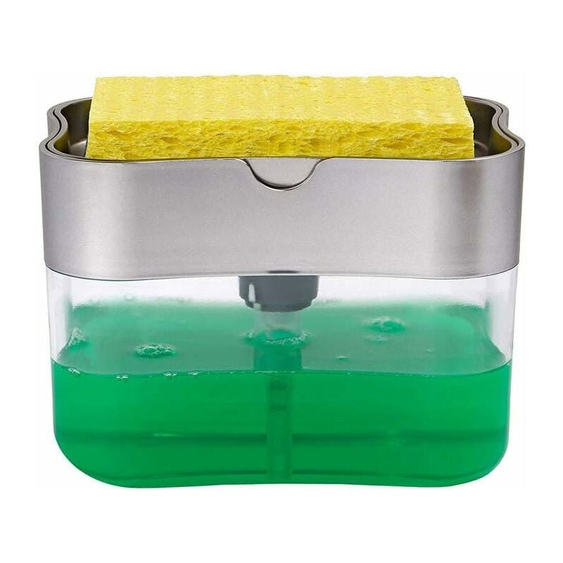 Juego de dispensador de jabón, organizador de fregadero, dispensador de jabón con bomba con soporte para esponja, dispensador de detergente, soporte
Juego de dispensador de jabón, organizador de fregadero, dispensador de jabón con bomba con soporte para esponja, dispensador de detergente, soporte