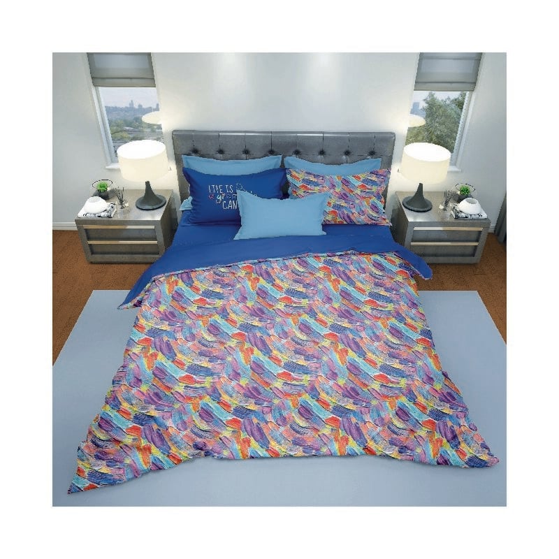 Juego de funda nordica Canvas - Abstracto, doble - con funda nordica, funda de almohada - para cama - Multicolor en Algodon, 250 x 200 cm
Juego de funda nordica Canvas - Abstracto, doble - con funda nordica, funda de almohada - para cama - Multicolor en Algodon, 250 x 200 cm