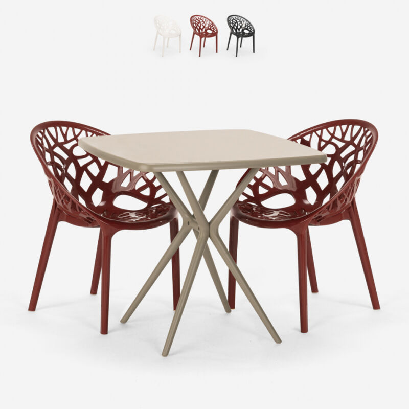 Ahd Amazing Home Design - Juego mesa cuadrado beige 70 x 70 cm 2 sillas diseño Moai | Rojo
Ahd Amazing Home Design - Juego mesa cuadrado beige 70 x 70 cm 2 sillas diseño Moai | Rojo