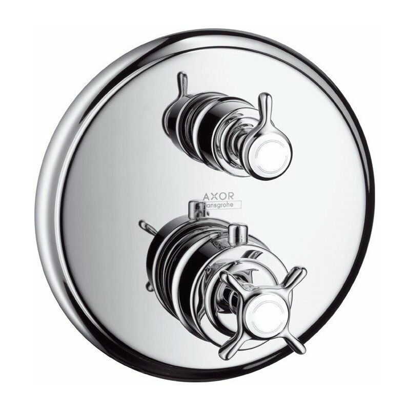 Hansgrohe - Juego de molduras con termostato oculto, válvula de cierre, níquel cepillado
Hansgrohe - Juego de molduras con termostato oculto, válvula de cierre, níquel cepillado