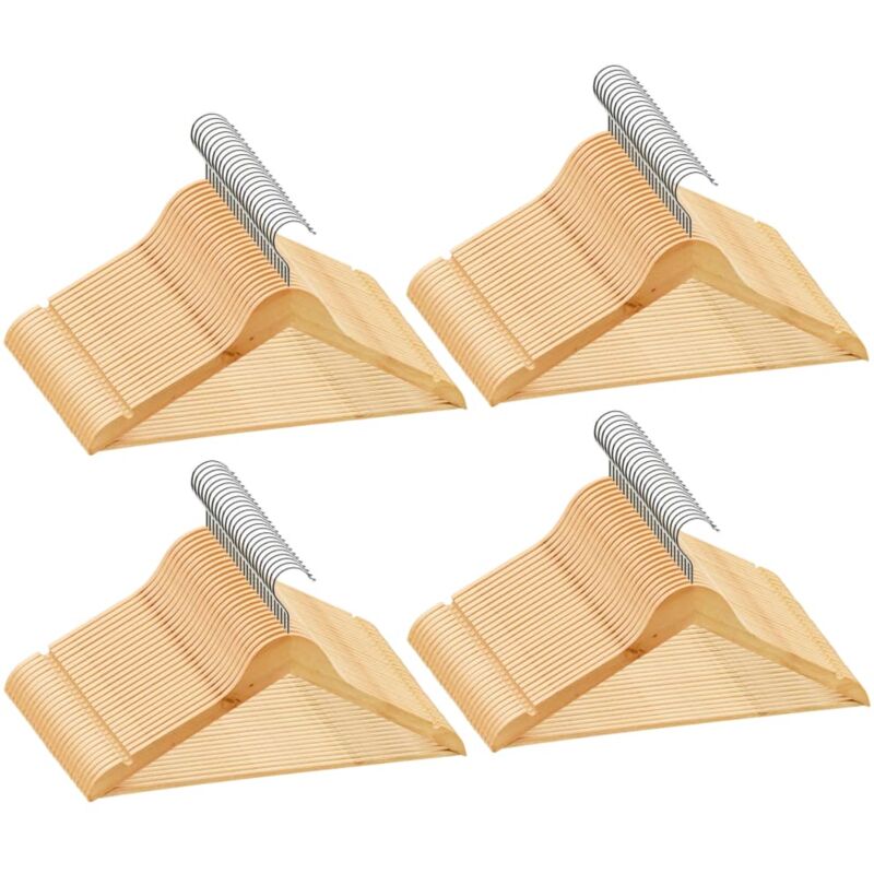 Madera Dura Juego de Perchas para Ropa Antideslizantes 100 Unidades Marrón Claro - Marrón - Vidaxl
Madera Dura Juego de Perchas para Ropa Antideslizantes 100 Unidades Marrón Claro - Marrón - Vidaxl