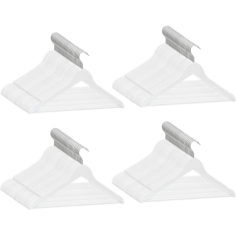 vidaXL Madera Dura Juego de Perchas para Ropa Antideslizantes 100 Unidades Blanco - Blanco
vidaXL Madera Dura Juego de Perchas para Ropa Antideslizantes 100 Unidades Blanco - Blanco