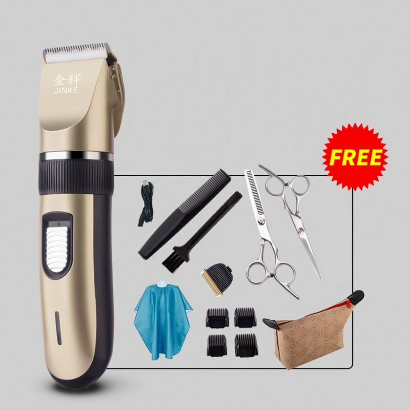 JINKE Hair Trimmer Set Cortador de pelo electrico Recargable USB Cortadora de pelo Cuidado de la piel de bajo ruido para ninos Adultos con peines
JINKE Hair Trimmer Set Cortador de pelo electrico Recargable USB Cortadora de pelo Cuidado de la piel de bajo ruido para ninos Adultos con peines