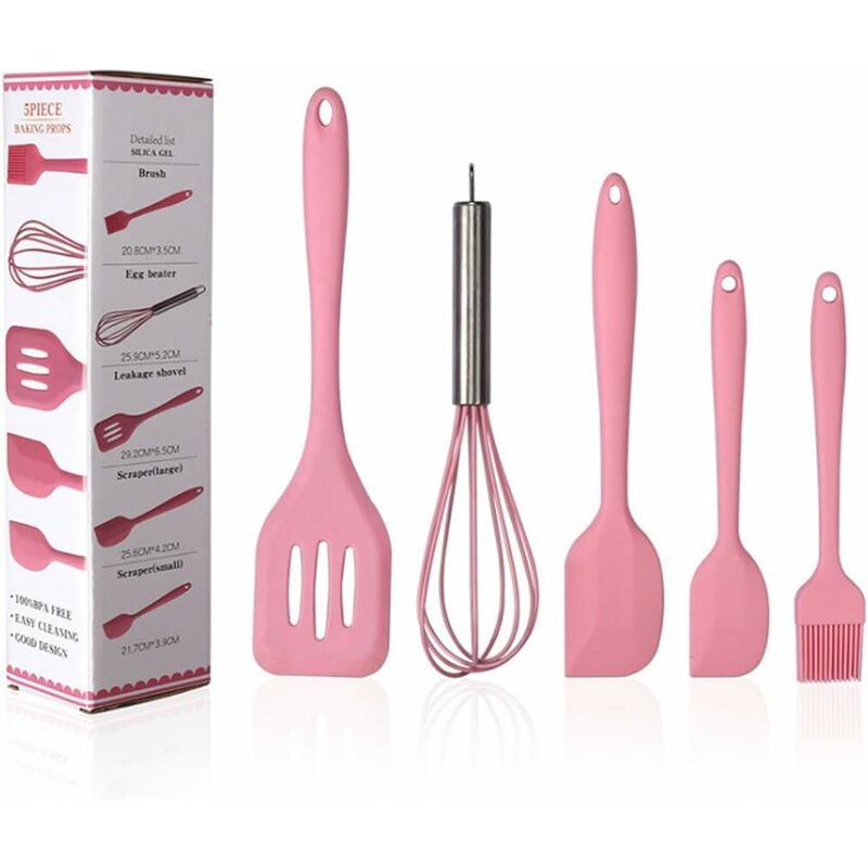 Juego de utensilios de cocina de silicona 5 piezas de utensilios de cocina de silicona, juego de espátulas, cepillo, utensilios de cocina, fácil de
Juego de utensilios de cocina de silicona 5 piezas de utensilios de cocina de silicona, juego de espátulas, cepillo, utensilios de cocina, fácil de