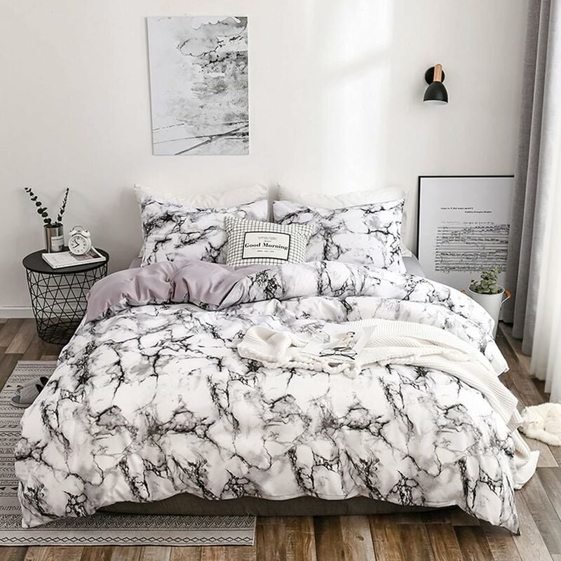 Juegos de funda nórdica con fundas de almohada Imperimé Geometric Basics Juego de cama reversible para 2 personas con cremallera Microfibra suave 2/3
Juegos de funda nórdica con fundas de almohada Imperimé Geometric Basics Juego de cama reversible para 2 personas con cremallera Microfibra suave 2/3