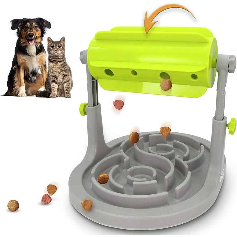 Juguete interactivo para perros y gatos - con cuenco antideslizante - 2 en 1 - juguete inteligente para perros pequeños y grandes (verde)
Juguete interactivo para perros y gatos - con cuenco antideslizante - 2 en 1 - juguete inteligente para perros pequeños y grandes (verde)