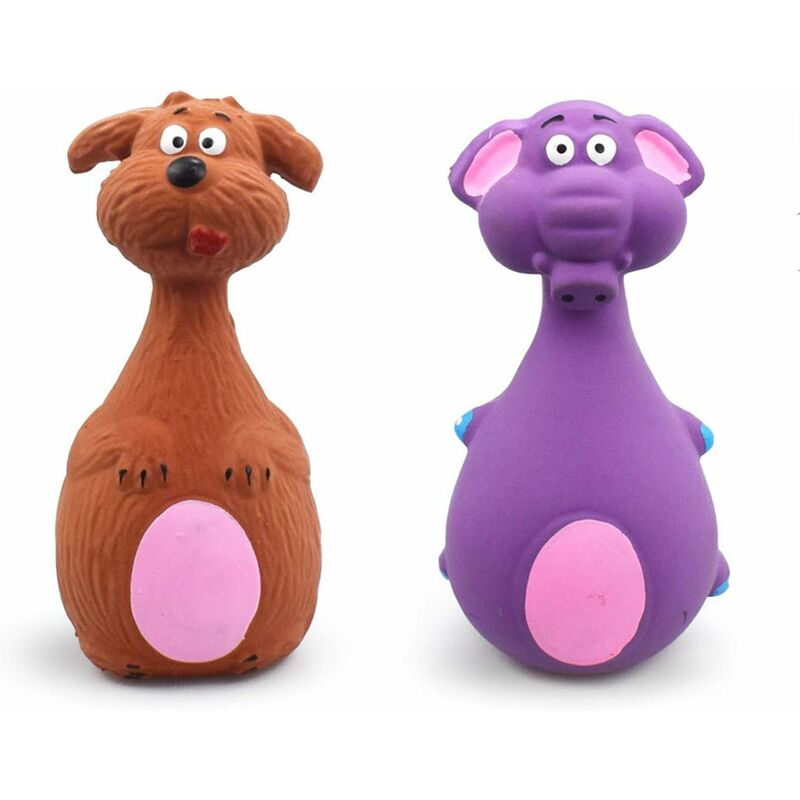Juguetes para perros, juguetes interactivos para masticar de látex para perros, compañero para perros pequeños y medianos (2 piezas, elefante y perro)
Juguetes para perros, juguetes interactivos para masticar de látex para perros, compañero para perros pequeños y medianos (2 piezas, elefante y perro)