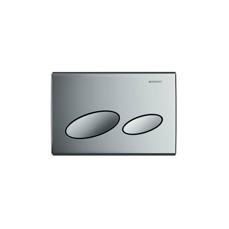 Placa de accionamiento Geberit Kappa20 Placa para doble enrasado desde arriba / delante para UP200, color: Cromado de alto brillo - 115.228.21.1
Placa de accionamiento Geberit Kappa20 Placa para doble enrasado desde arriba / delante para UP200, color: Cromado de alto brillo - 115.228.21.1