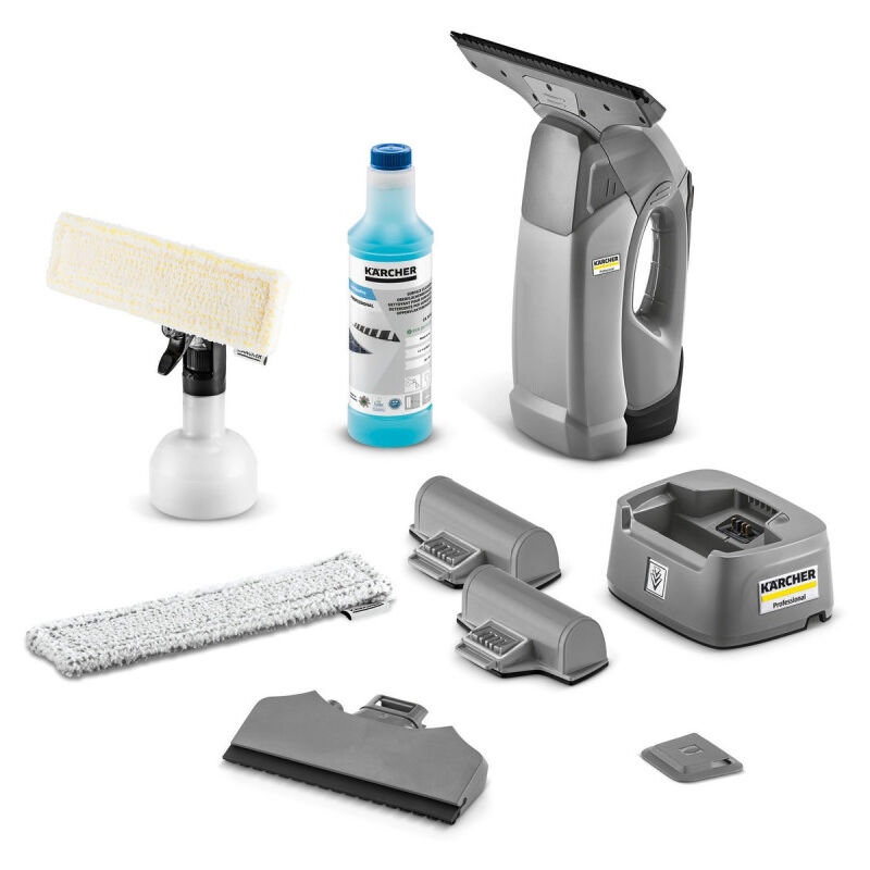 Karcher - Limpiador de ventanas de iones de litio de 200 ml con batería de repuesto y cargador rápido - WVP 10 Advanced
Karcher - Limpiador de ventanas de iones de litio de 200 ml con batería de repuesto y cargador rápido - WVP 10 Advanced