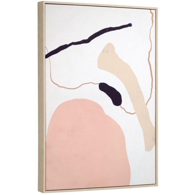 Kave Home - Cuadro Xooc 60 x 90 cm coral