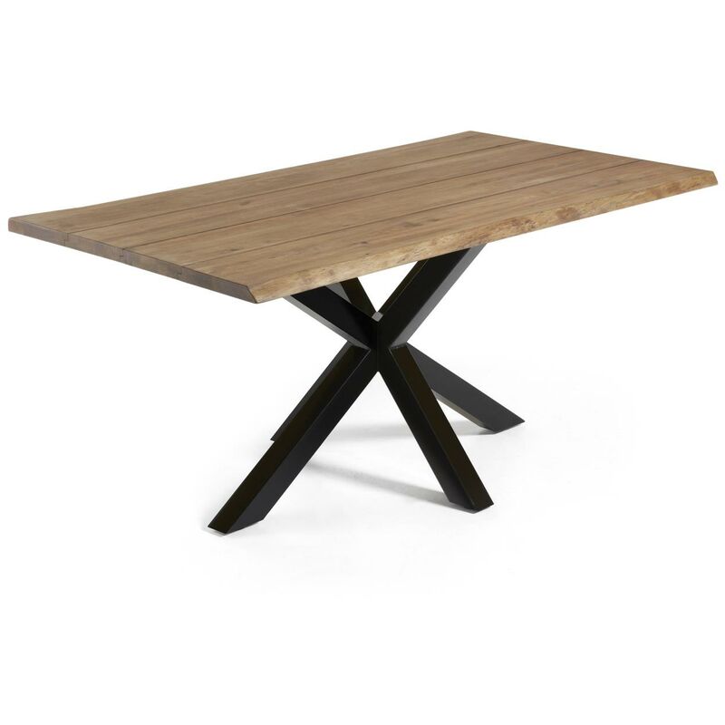 Kave Home - Mesa de comedor Argo rectangular 180 x 100 cm de madera de roble y patas de acero en negro
Kave Home - Mesa de comedor Argo rectangular 180 x 100 cm de madera de roble y patas de acero en negro