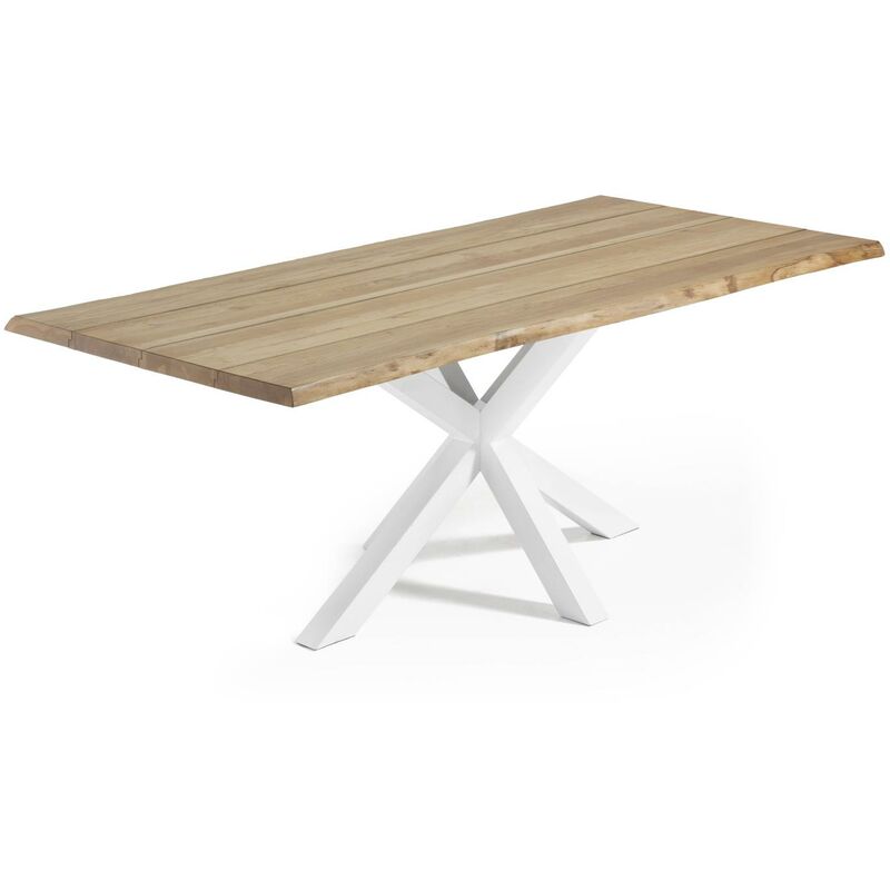 Kave Home - Mesa de comedor Argo rectangular 220 x 100 cm de madera de roble y patas de acero en blanco
Kave Home - Mesa de comedor Argo rectangular 220 x 100 cm de madera de roble y patas de acero en blanco