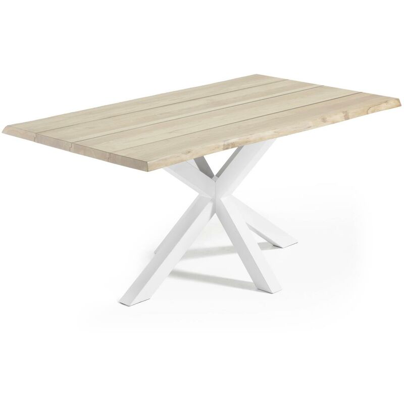Kave Home - Mesa de comedor Argo rectangular 220 x 100 cm de madera de roble y patas de acero en blanco
Kave Home - Mesa de comedor Argo rectangular 220 x 100 cm de madera de roble y patas de acero en blanco