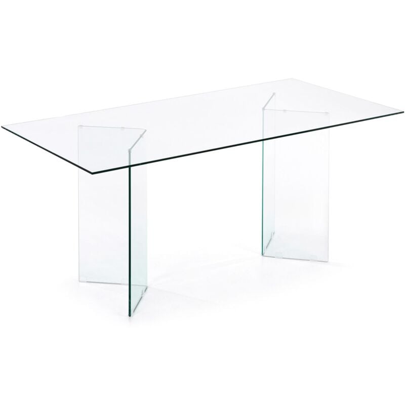 Mesa de comedor Burano rectangular 180 x 90 cm de cristal templado con patas de cristal - Kave Home
Mesa de comedor Burano rectangular 180 x 90 cm de cristal templado con patas de cristal - Kave Home