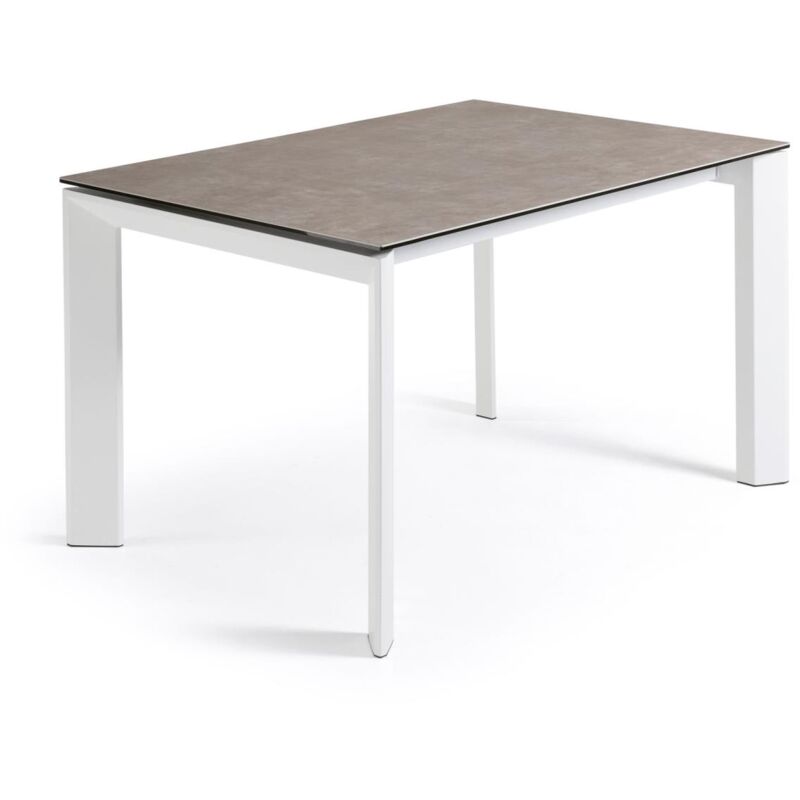 Kave Home - Mesa de comedor extensible Axis rectangular 120 (180) x 80 cm de porcelana Vulcano Ce con patas de acero en blanco
Kave Home - Mesa de comedor extensible Axis rectangular 120 (180) x 80 cm de porcelana Vulcano Ce con patas de acero en blanco