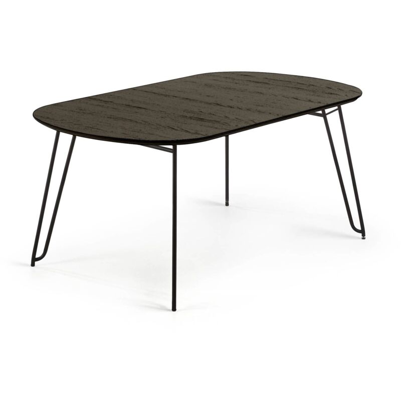 Kave Home - Mesa extensible Milian 170 (320) x 100 cm chapa de fresno patas de acero acabado negro
Kave Home - Mesa extensible Milian 170 (320) x 100 cm chapa de fresno patas de acero acabado negro