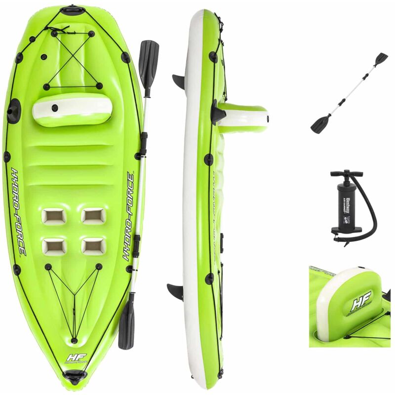 Kayak Hinchable Hydro-Force Koracle 270x100 cm Individual con Remo y Bomba - Bestway
Kayak Hinchable Hydro-Force Koracle 270x100 cm Individual con Remo y Bomba - Bestway