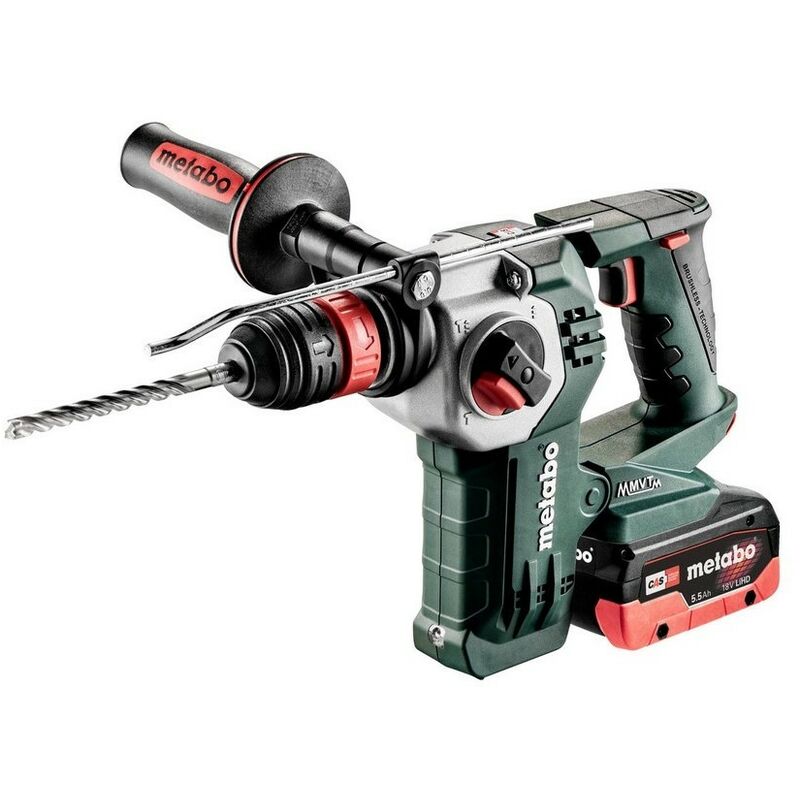 Metabo 600211540 Martillo ligero SDS Plus sin escob a bateria 18V LiHD 4Ah + LiHD 5,5Ah Li-Ion KHA18LTX BL 24 Q Maletín MetaLoc
Metabo 600211540 Martillo ligero SDS Plus sin escob a bateria 18V LiHD 4Ah + LiHD 5,5Ah Li-Ion KHA18LTX BL 24 Q Maletín MetaLoc