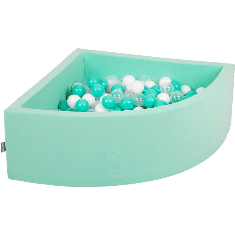 90X30cm/200 Bolas Piscina De Bolas ∅ 7Cm Para Ninos Cuarto Angular Hecha En La UE, Menta:Turquesa Clr/Blanco/Transparente - menta:turquesa
90X30cm/200 Bolas Piscina De Bolas ∅ 7Cm Para Ninos Cuarto Angular Hecha En La UE, Menta:Turquesa Clr/Blanco/Transparente - menta:turquesa