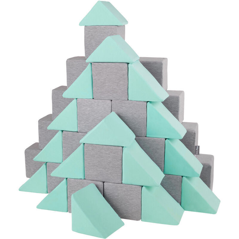 Bloques Blandos 48 Piezas Para Niños 14Cm, Mix:Gris Claro/Menta - mix:gris claro/menta - Kiddymoon
Bloques Blandos 48 Piezas Para Niños 14Cm, Mix:Gris Claro/Menta - mix:gris claro/menta - Kiddymoon