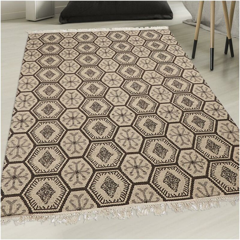 Kilim alfombra 80x150 cm rectangular MALSA REVERSIBLE Grey Room tejida a mano - Gris
Kilim alfombra 80x150 cm rectangular MALSA REVERSIBLE Grey Room tejida a mano - Gris