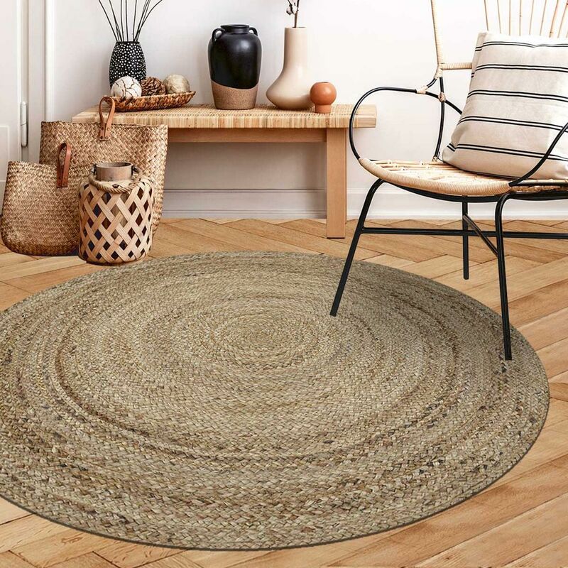 Kilim alfombra de 60x60 cm Ronda Ronda JT SUNNY DAY entrada Beige Tejido a mano en yute - Beige
Kilim alfombra de 60x60 cm Ronda Ronda JT SUNNY DAY entrada Beige Tejido a mano en yute - Beige