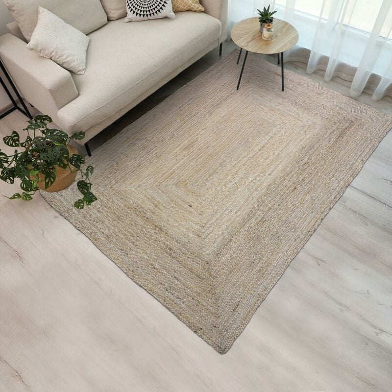 Kilim alfombra de 60x60 cm Ronda Ronda JT SUNNY DAY entrada Beige Tejido a mano en yute - Ecru
Kilim alfombra de 60x60 cm Ronda Ronda JT SUNNY DAY entrada Beige Tejido a mano en yute - Ecru