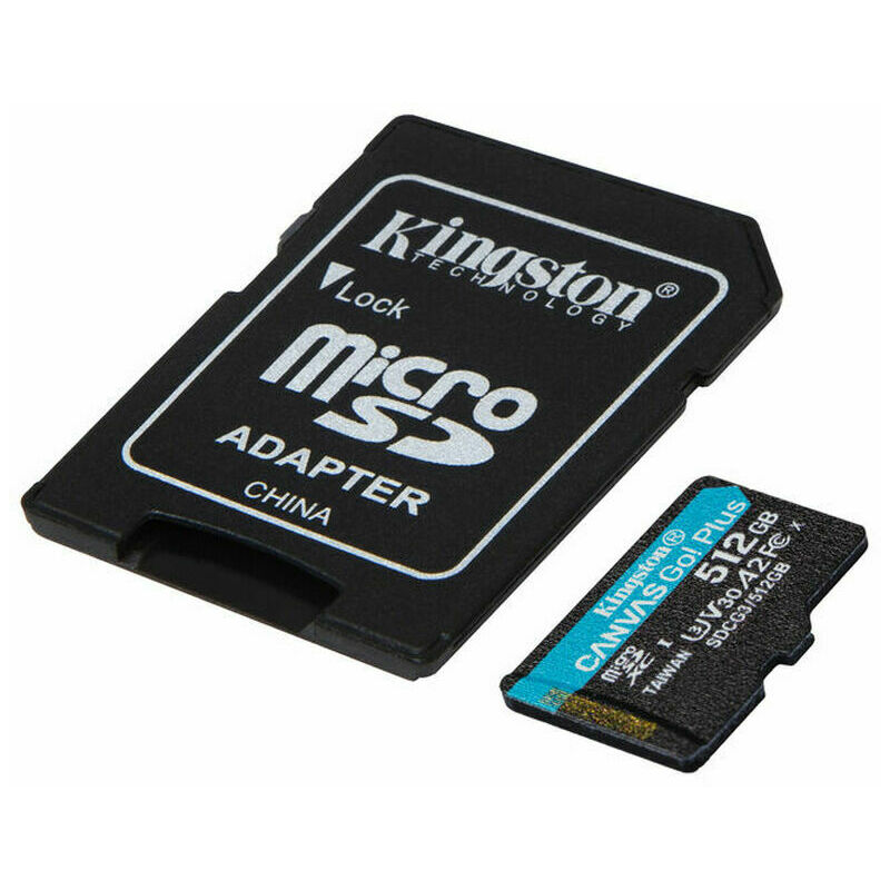 Kingston Tarjeta de Memoria Micro SD con Adaptador Kingston SDCG3/512GB Clase 10 512 GB UHS-I
Kingston Tarjeta de Memoria Micro SD con Adaptador Kingston SDCG3/512GB Clase 10 512 GB UHS-I