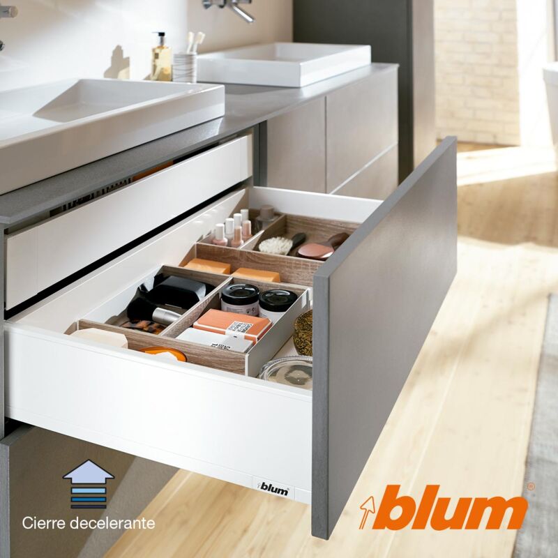 Blum - Kit Cajon Completo Lbx K Pure Extracción Total 450 mm Gris Orion Tob - Antracita
Blum - Kit Cajon Completo Lbx K Pure Extracción Total 450 mm Gris Orion Tob - Antracita