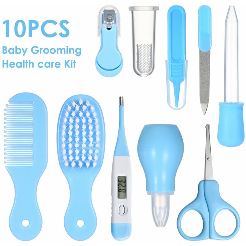 Kit de cuidado y cuidado de la salud para bebes, 10 piezas, termometro digital, peine, cortaunas, aspirador nasal, alimentador de alimentos, recien
Kit de cuidado y cuidado de la salud para bebes, 10 piezas, termometro digital, peine, cortaunas, aspirador nasal, alimentador de alimentos, recien